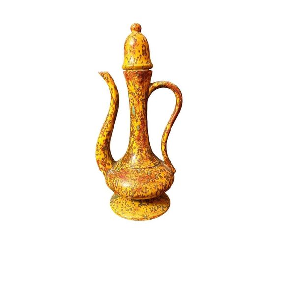 MCM Other - MCM Ceramic Studio Pottery Coffee Pot Orange Speckled Vintage